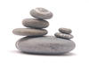 Balanced gray stones