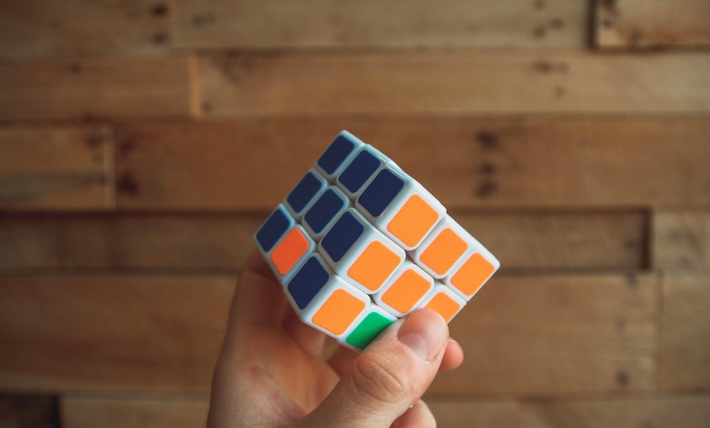 Rubiks cube that has one color mixed up