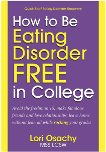 How to be Eating Disorder Free in College