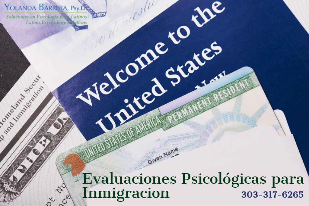 EVALUACIONES PSICOLOGICAS PARA INMIGRACION